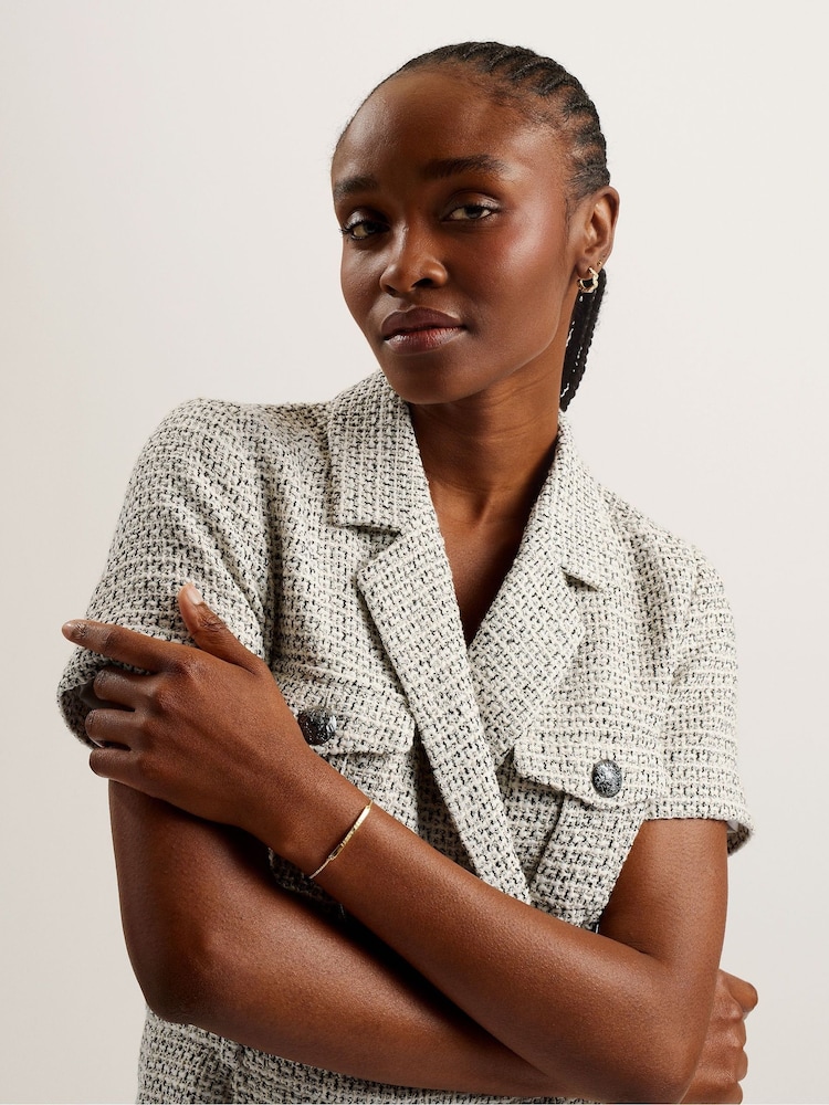 Ted Baker Cream Osamud Tailored Playsuit - Image 2 of 6