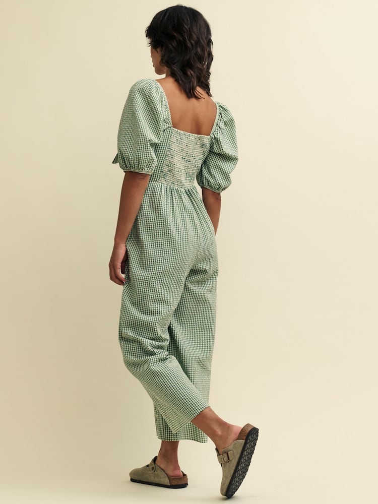 Nobody's Child Green Simone Jumpsuit - Image 2 of 5 Nobody's Child Green Simone Jumpsuit - Image 2 of 5