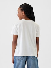 Gap White Palm Tree Graphic Short Sleeve Crew Neck T-Shirt (4-13yrs) - Image 2 of 4