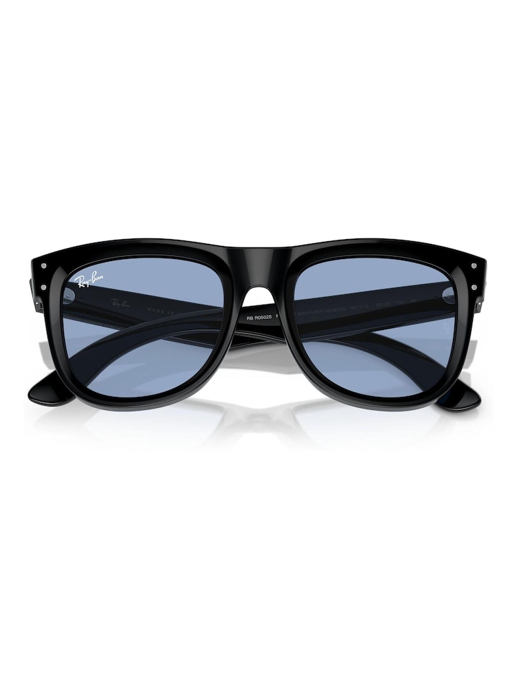 Ray Ban Wayfarer Reverse Rbr0502S Square Black Sunglasses - Bild 9 von 9