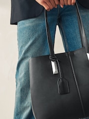 Black Open Tote Bag - Image 2 of 8