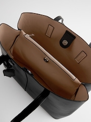 Black Open Tote Bag - Image 5 of 8