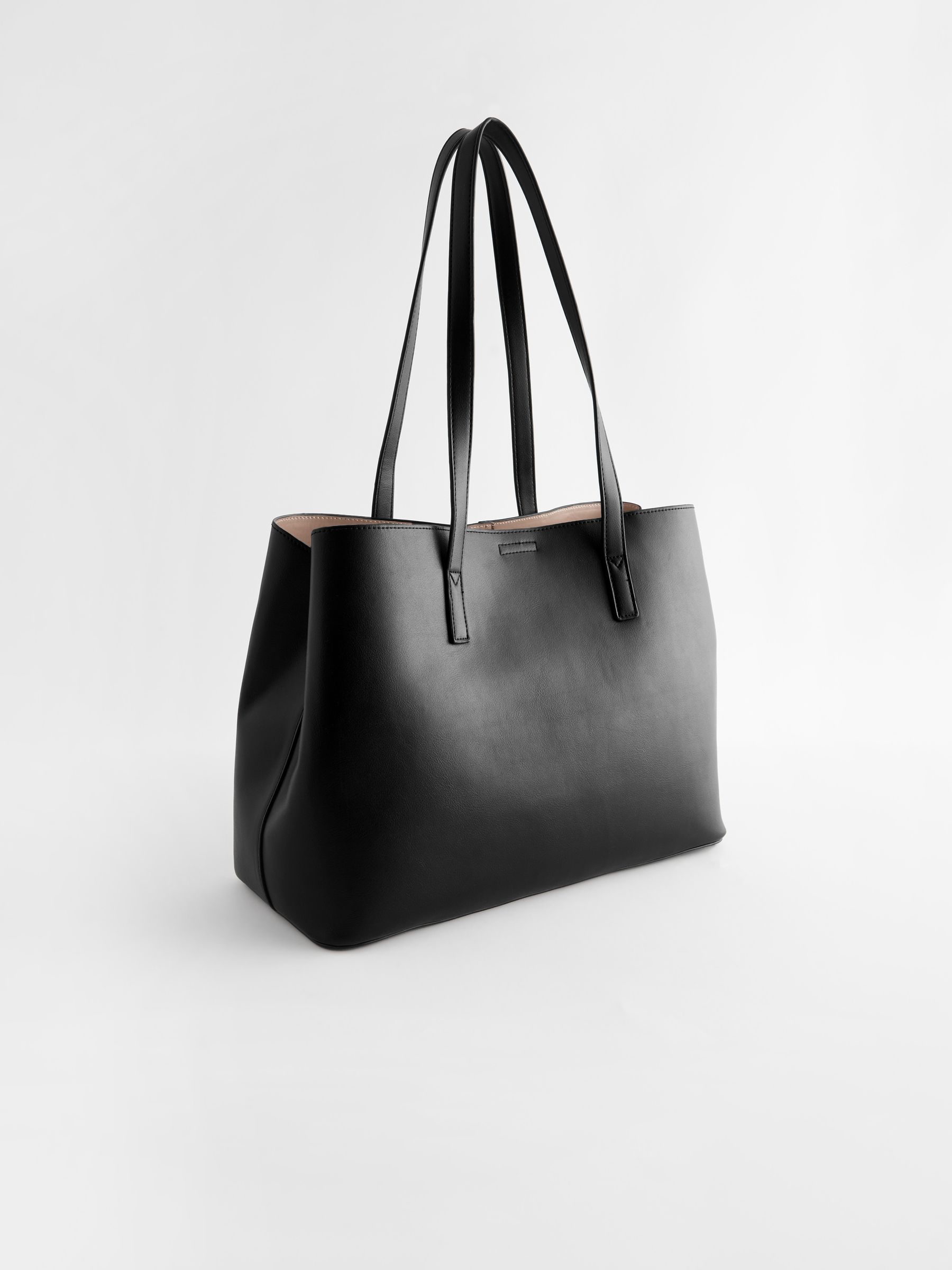 Buy Black Open Tote Bag from Next Luxembourg