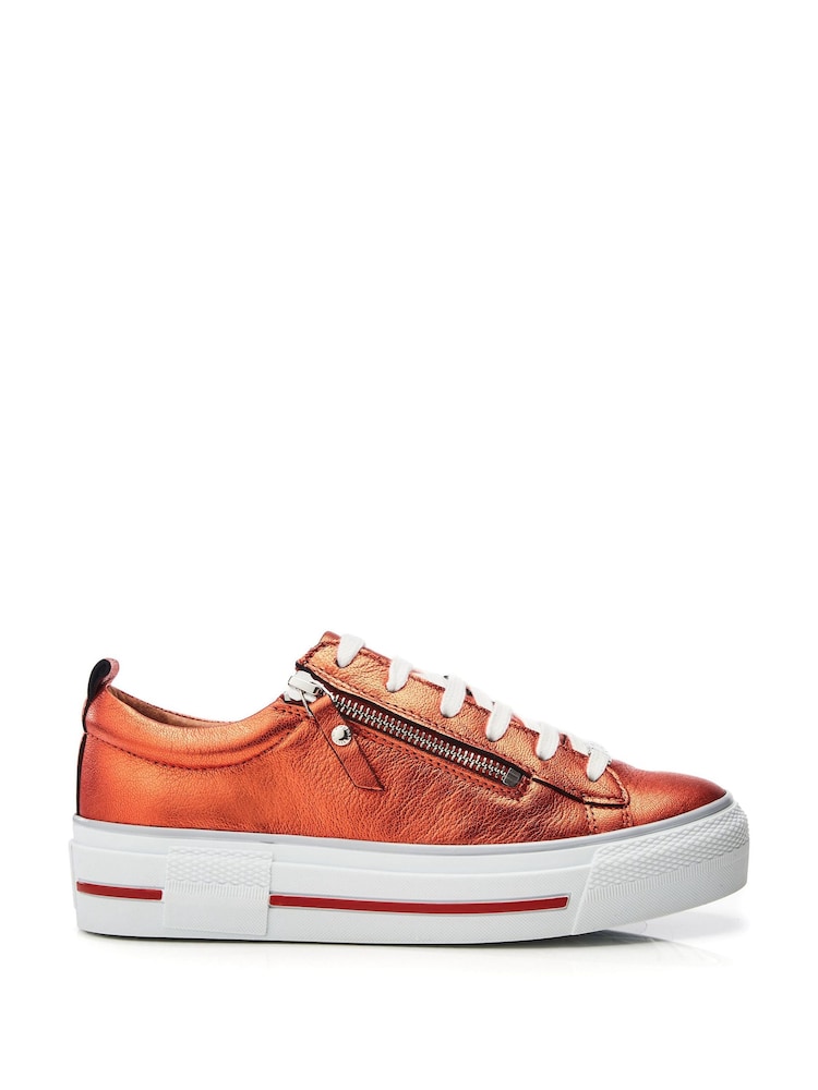 Moda in Pelle Filician Zip & Lace Chunky Slab Sole Trainers - Image 1 of 4 Moda in Pelle Filician Zip & Lace Chunky Slab Sole Trainers - Image 1 of 4