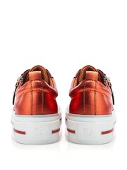 Moda in Pelle Filician Zip & Lace Chunky Slab Sole Trainers - Image 3 of 4