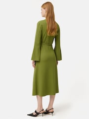 Jigsaw Textured Jersey Wrap Dress - Image 5 of 6