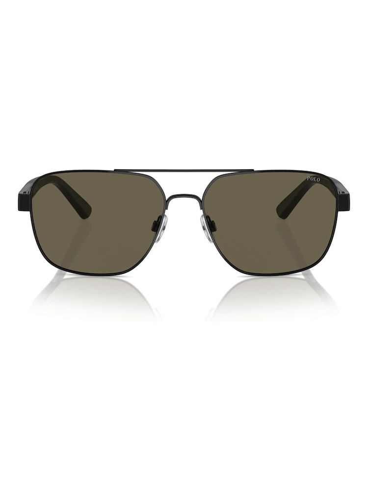Polo Ralph Lauren Black Pillow Sunglasses - Image 1 of 5