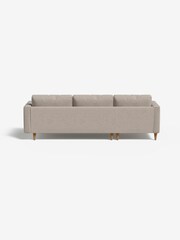 MADE.COM Textured Weave Natural Scott Right Hand Facing Corner Sofa - Image 3 of 4