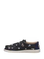 HEYDUDE Wally Stars n Skulls Black Shoes - Image 3 of 10