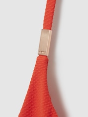 Reiss Orange Lucy Textured Underwired Bikini Top - Image 5 of 5