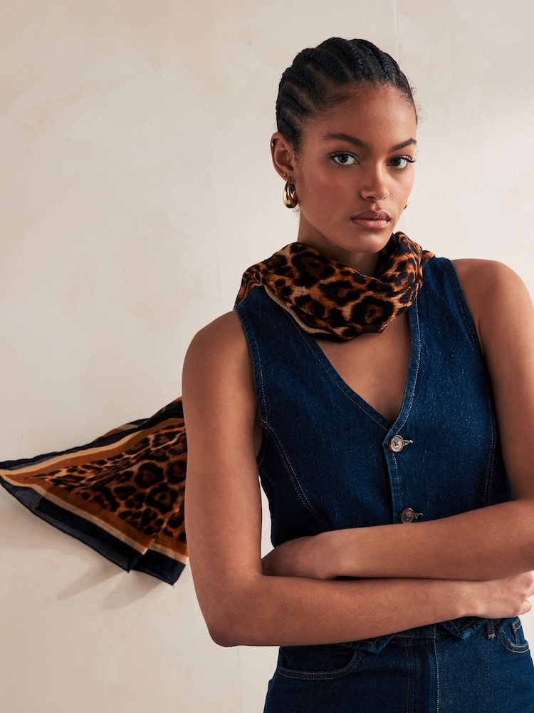 Animal Lightweight Scarf - Image 1 of 6