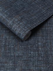 Graham & Brown Navy Armando 10M Wallpaper - Image 3 of 4