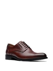 rjava - standarden Fit (G) - Clarks čevlji z vezalkami British Craftarlo - Slika 3 iz 7
