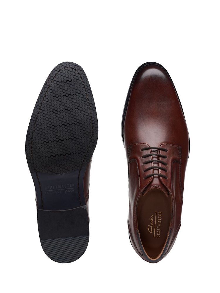 rjava - standarden Fit (G) - Clarks čevlji z vezalkami British Craftarlo - Slika 7 iz 7