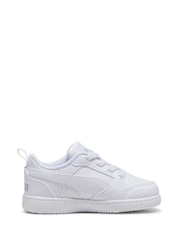 Puma Off White Rebound V6 Lo Toddlers Trainers - Image 1 of 6