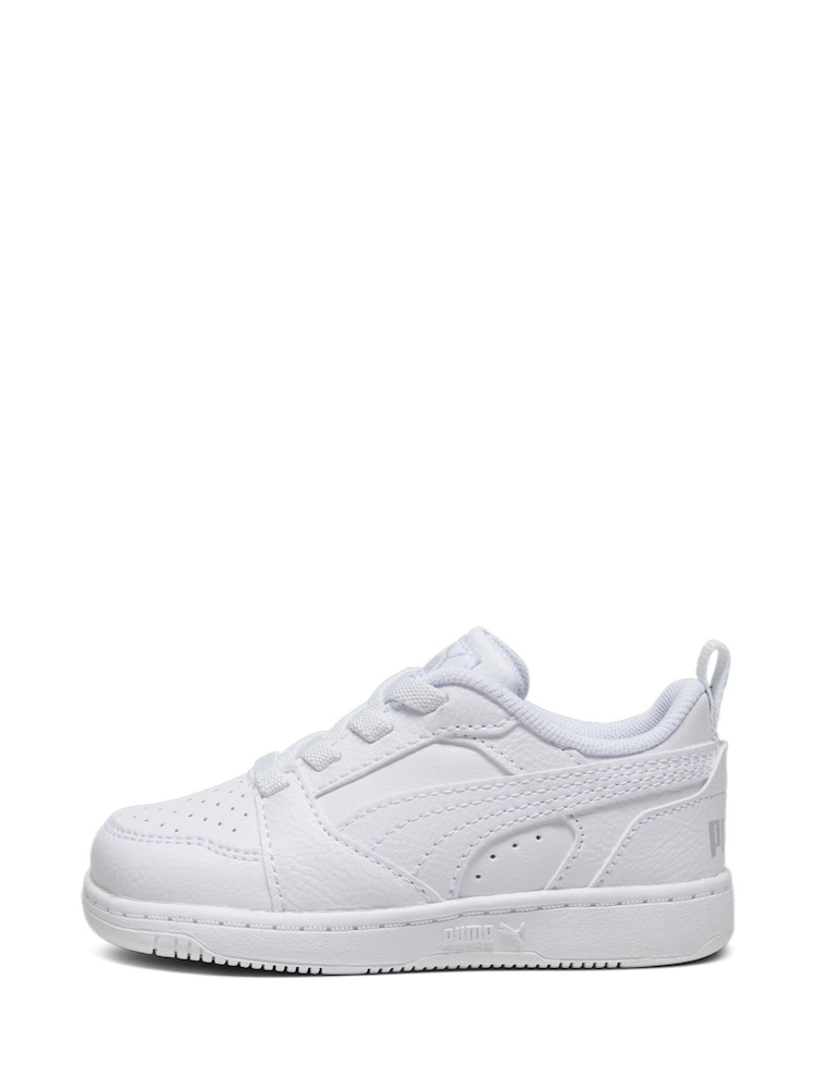 Puma Off White Rebound V6 Lo Toddlers Trainers - Image 2 of 6
