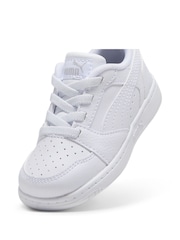 Puma Off White Rebound V6 Lo Toddlers Trainers - Image 4 of 6
