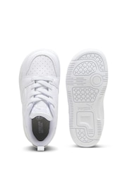 Puma Off White Rebound V6 Lo Toddlers Trainers - Image 5 of 6
