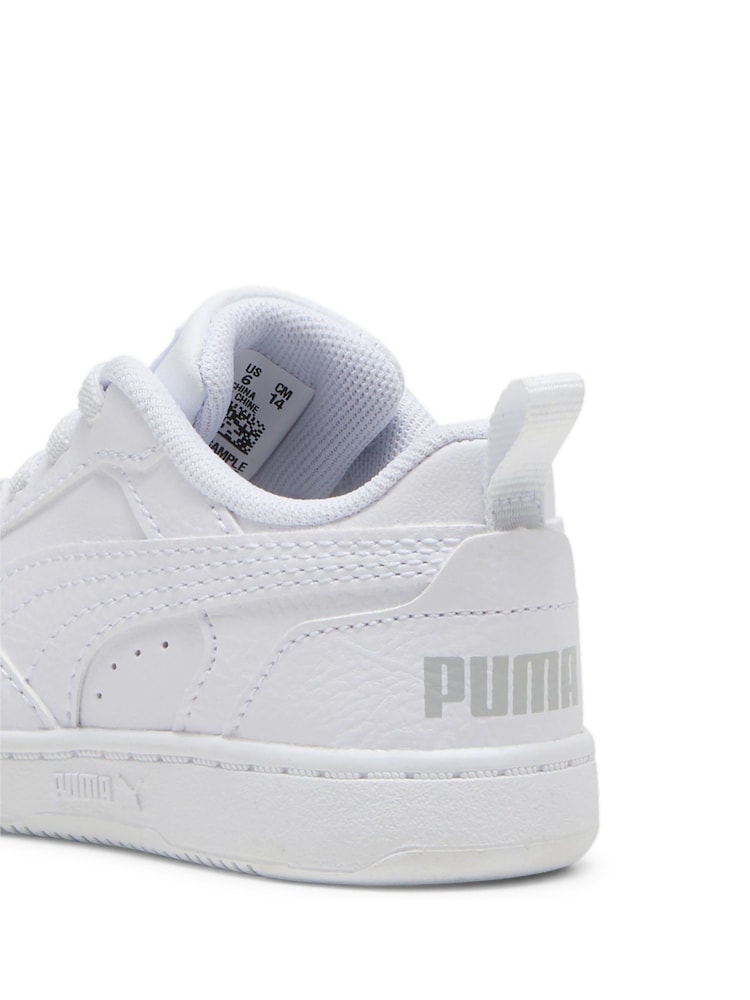 Puma Off White Rebound V6 Lo Toddlers Trainers - Image 6 of 6
