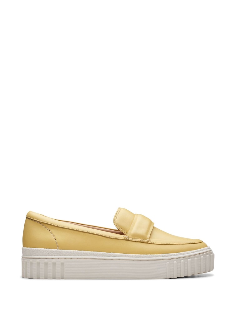 Clarks Yellow Leather Mayhill Cove Shoes - Image 1 of 7