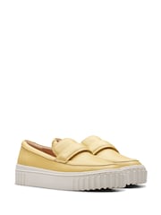 Clarks Yellow Leather Mayhill Cove Shoes - Image 3 of 7