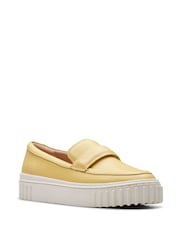 Clarks Yellow Leather Mayhill Cove Shoes - Image 6 of 7