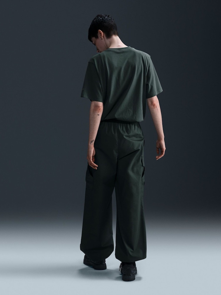 Nike Dark Green Sportswear Phoenix Short-Sleeve T-Shirt - Image 2 of 6