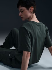 Nike Dark Green Sportswear Phoenix Short-Sleeve T-Shirt - Image 3 of 6