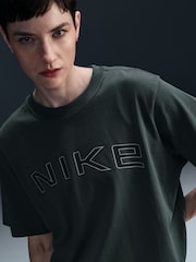 Nike Dark Green Sportswear Phoenix Short-Sleeve T-Shirt - Image 4 of 6