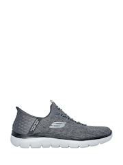 Skechers Blue Mens Slip In Summits Key Pace Trainers - Image 1 of 5