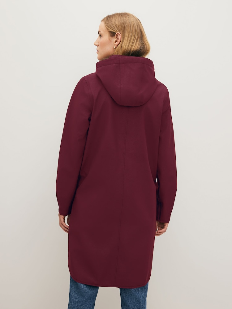 Ilse Jacobsen Waterproof A Line Softshell Raincoat - Image 2 of 5
