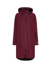 Ilse Jacobsen Waterproof A Line Softshell Raincoat - Image 4 of 5