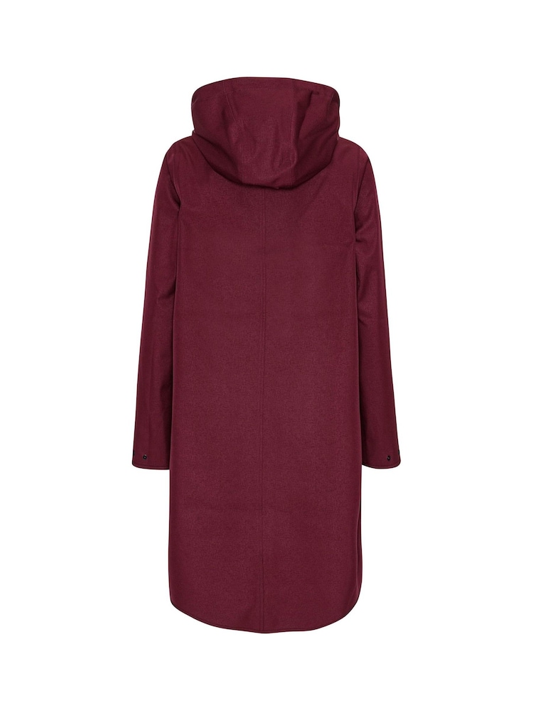 Ilse Jacobsen Waterproof A Line Softshell Raincoat - Image 5 of 5