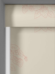 Sophie Allport Pink Red Vector Strawberry Made to Measure Roller Blinds - Image 5 of 6