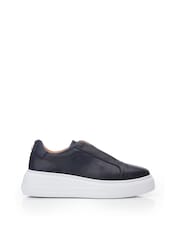 Moda In Pelle Alber Slip On Wedge Trainers - Image 1 of 4