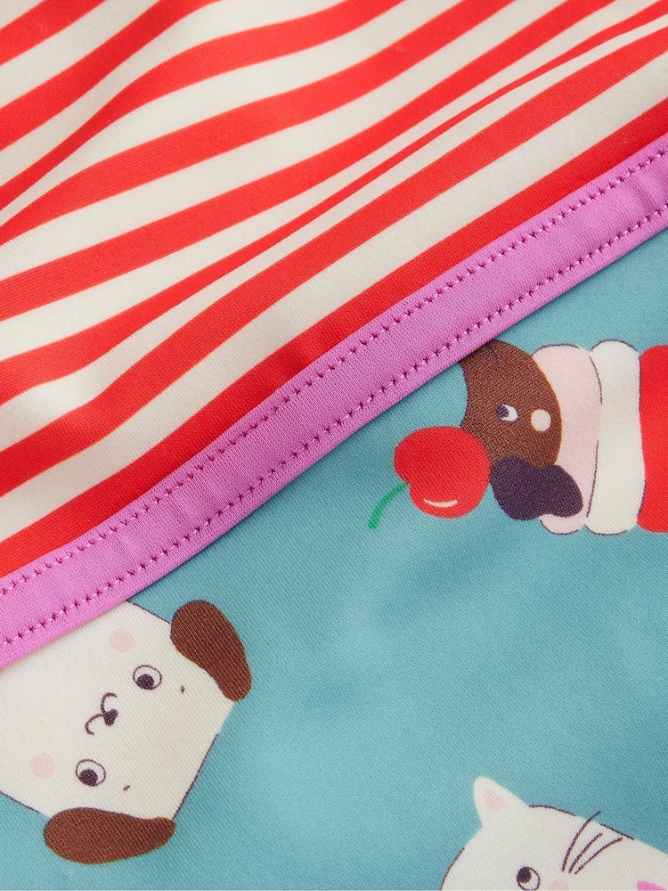 Boden Blue Ice Cream Hotchpotch Swimsuit - Image 4 of 4 Boden Blue Ice Cream Hotchpotch Swimsuit - Image 4 of 4
