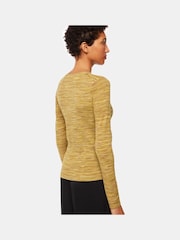 Whistles Natural Spacedye Button Front Cardigan - Image 2 of 5
