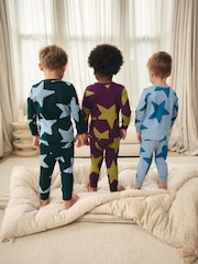 Več - 3 komplet mehek in prijeten na dotik 100% Cotton Pyjamas (9mths-10yrs) - Slika 2 iz 11