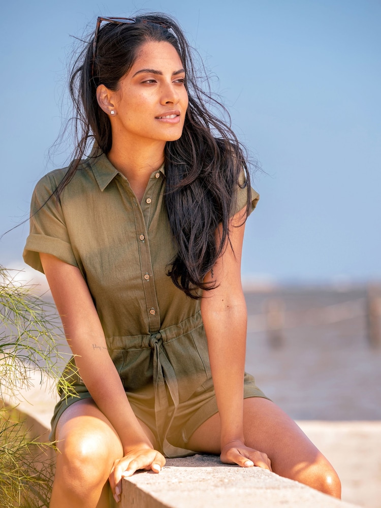 Brakeburn Green Playsuit - Image 5 of 5