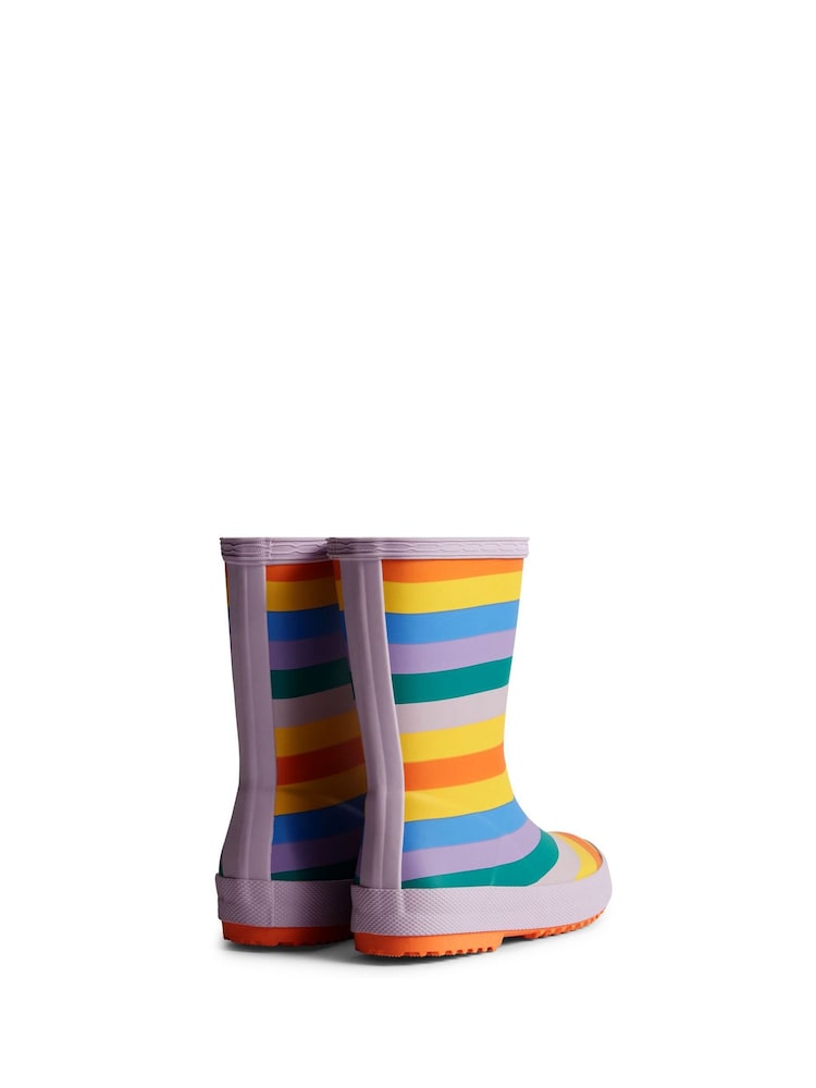 Hunter Kids Multi First Rainbow Wellies - Image 3 of 4