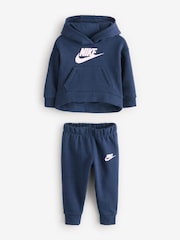 Nike Blue Infant Club Fleece Tracksuit - Image 1 of 1