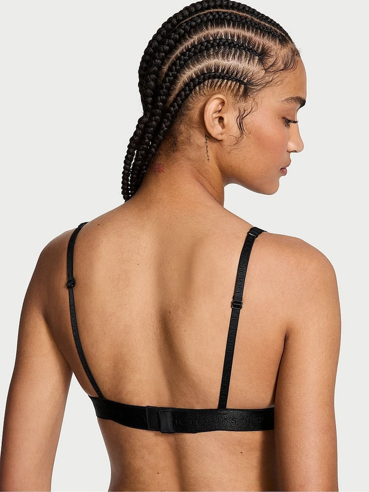 Victoria's Secret Black Logo Bralette - Image 2 of 3