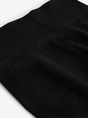 Black Seamless Ribbed High Waist Leggings (3-16yrs) - Image 6 of 6