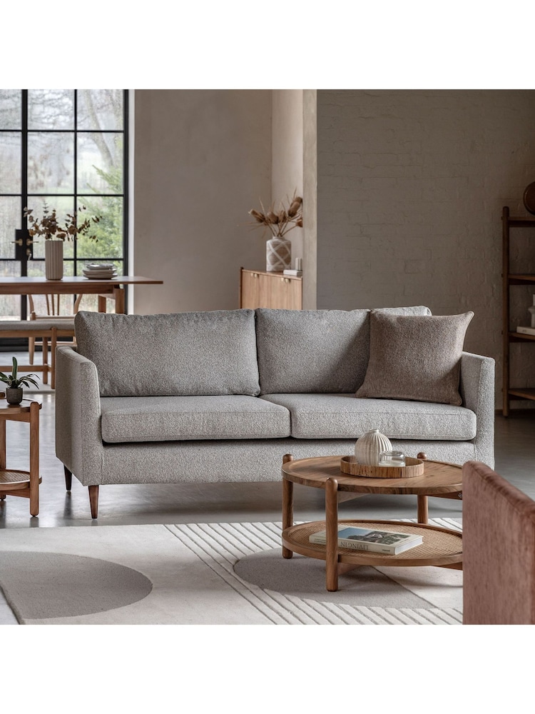 Gallery Home Grey Chelsea Sofa 3 Seater - Image 1 of 9 Gallery Home Grey Chelsea Sofa 3 Seater - Image 1 of 9