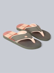 Animal Green Womens Swish Flip Flops - Image 1 of 5