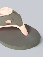Animal Green Womens Swish Flip Flops - Image 4 of 5