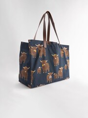 Navy Beach 100% Cotton Bag - Image 3 of 7