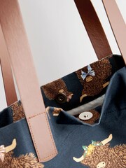 Navy Beach 100% Cotton Bag - Image 5 of 7