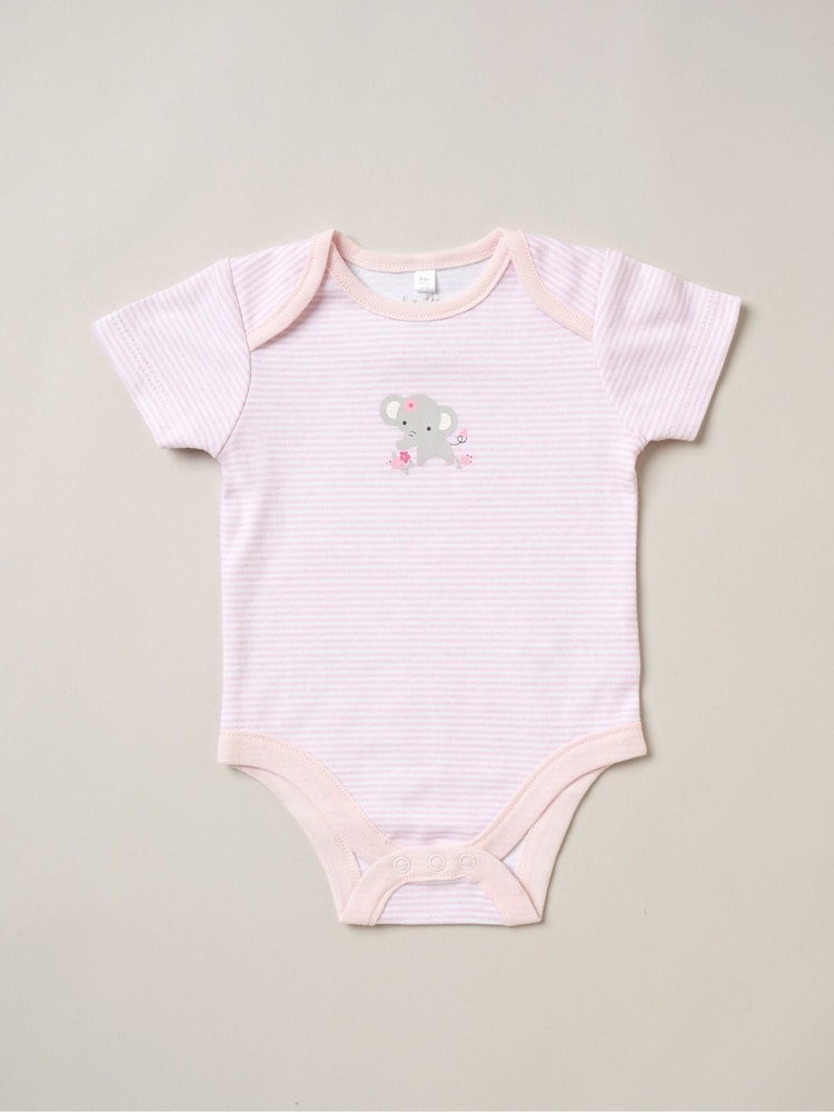 Rock-A-Bye Baby Boutique Pink 100% Cotton Print Gift Set 10 Piece - Image 2 of 6