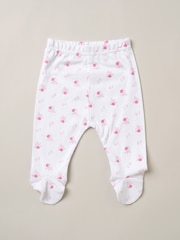 Rock-A-Bye Baby Boutique Pink 100% Cotton Print Gift Set 10 Piece - Image 3 of 6